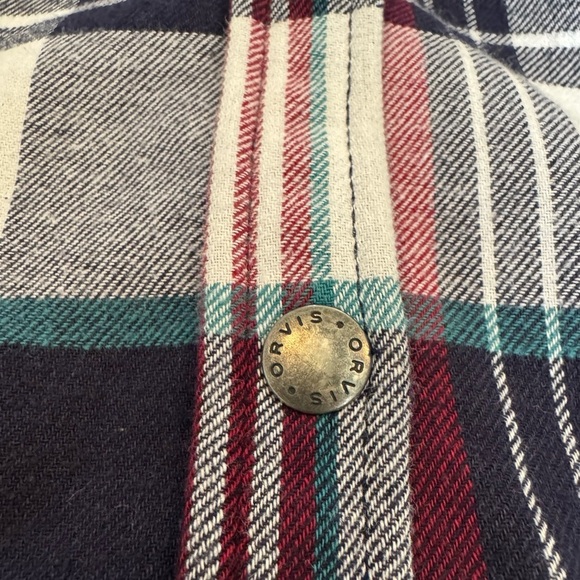 ORVIS woman’s flannel button up shirt/jacket - Picture 4 of 10